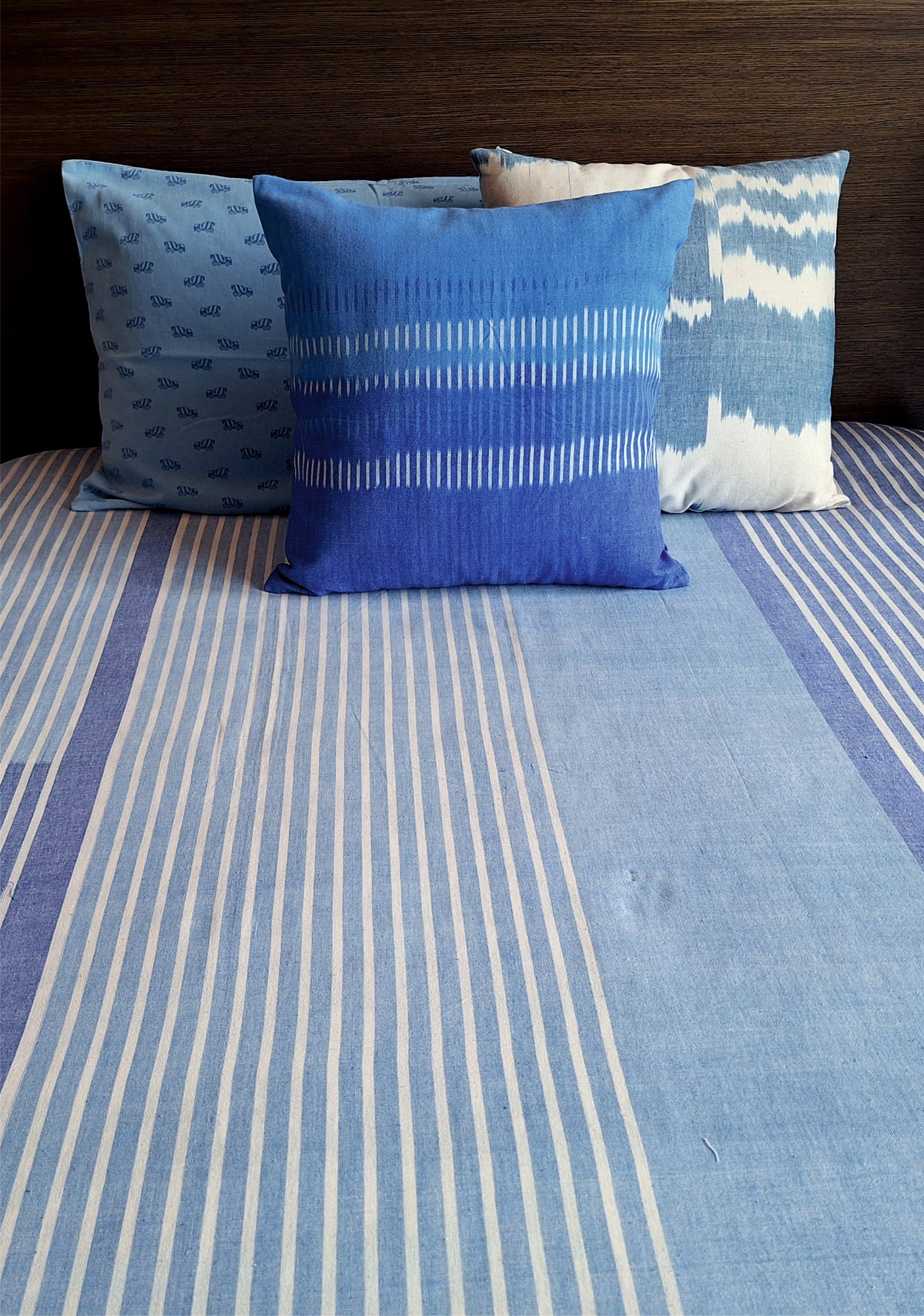 Handwoven Ikat Bed Cover