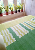 Handwoven Ikat Bed Cover