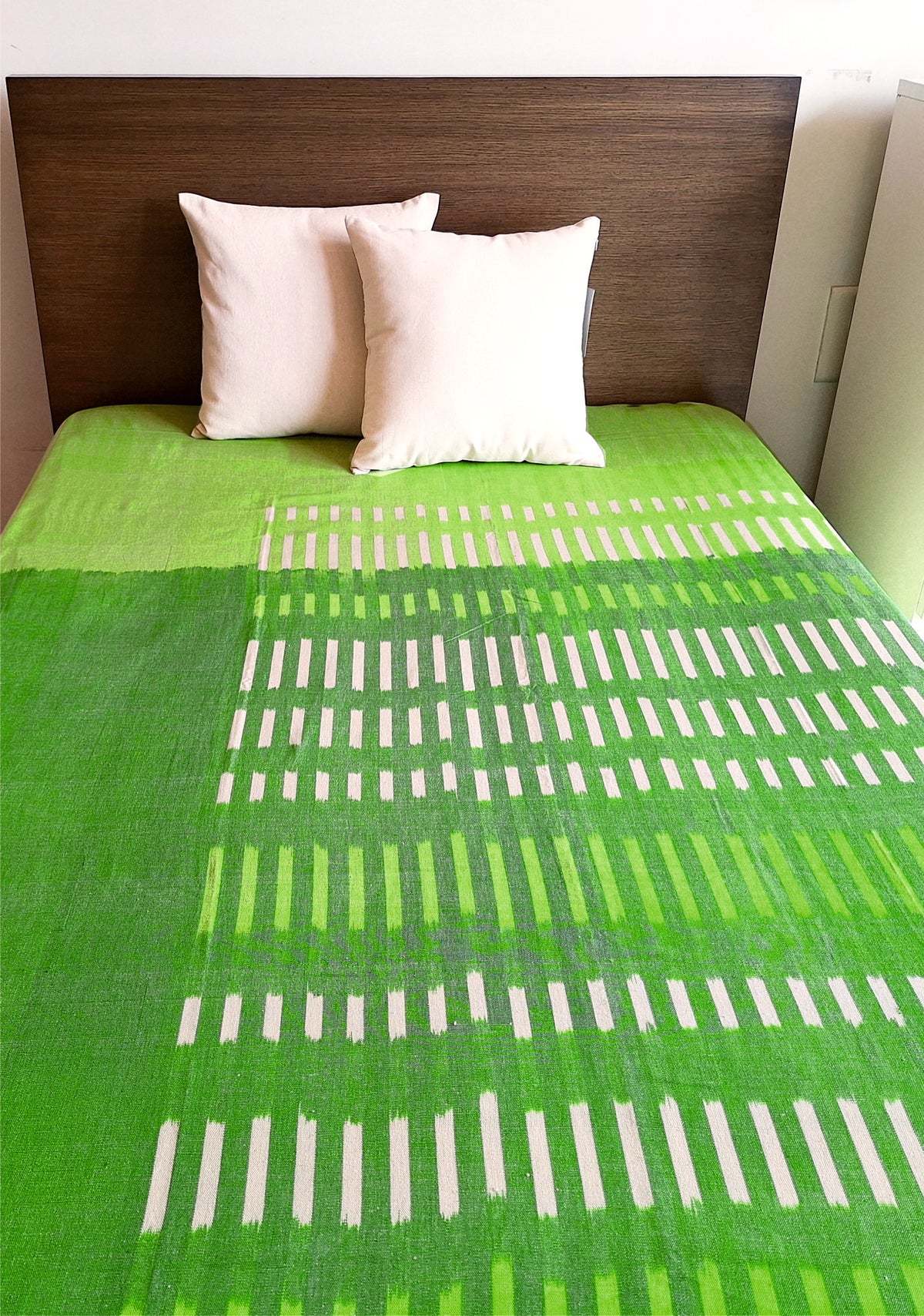 Handwoven Ikat Bed Cover