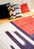 Handwoven Ikat Bed Cover