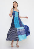 Handwoven Ikat Cotton Dress