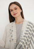 Handwoven Kutch Cotton Cape with Slip