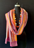 Handwoven Ikat Silk Stole