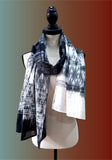 Handwoven Ikat Cotton Stole